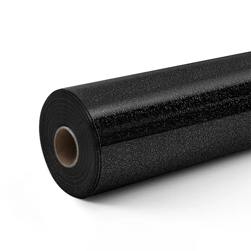 Vinil termotransferabil cu sclipici – Negru – 30,5 x 90 cm