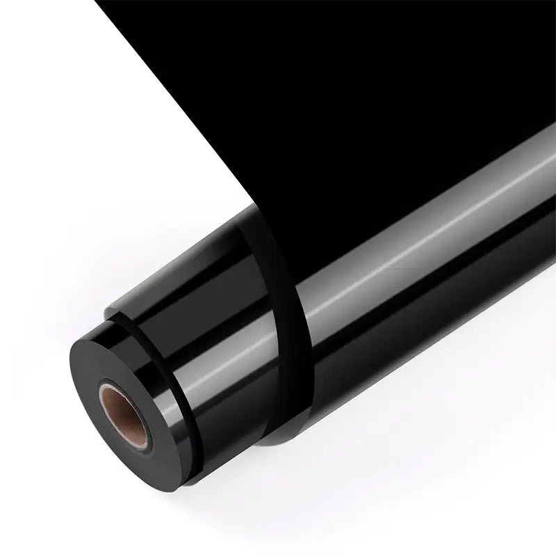 Permanent Adhesive Vinyl Glossy - Black - 30.5 x 180 cm