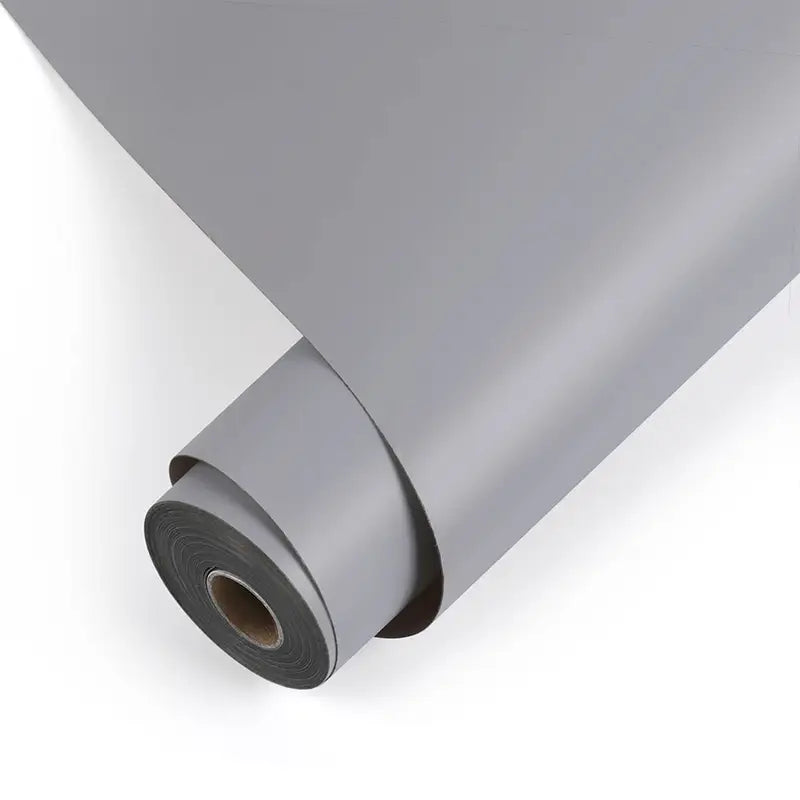 Vinil mat cu adeziv permanent – Gri deschis – 30,5 x 180 cm