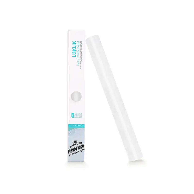Vinil termotransferabil cu sclipici – Alb – 30,5 x 90 cm