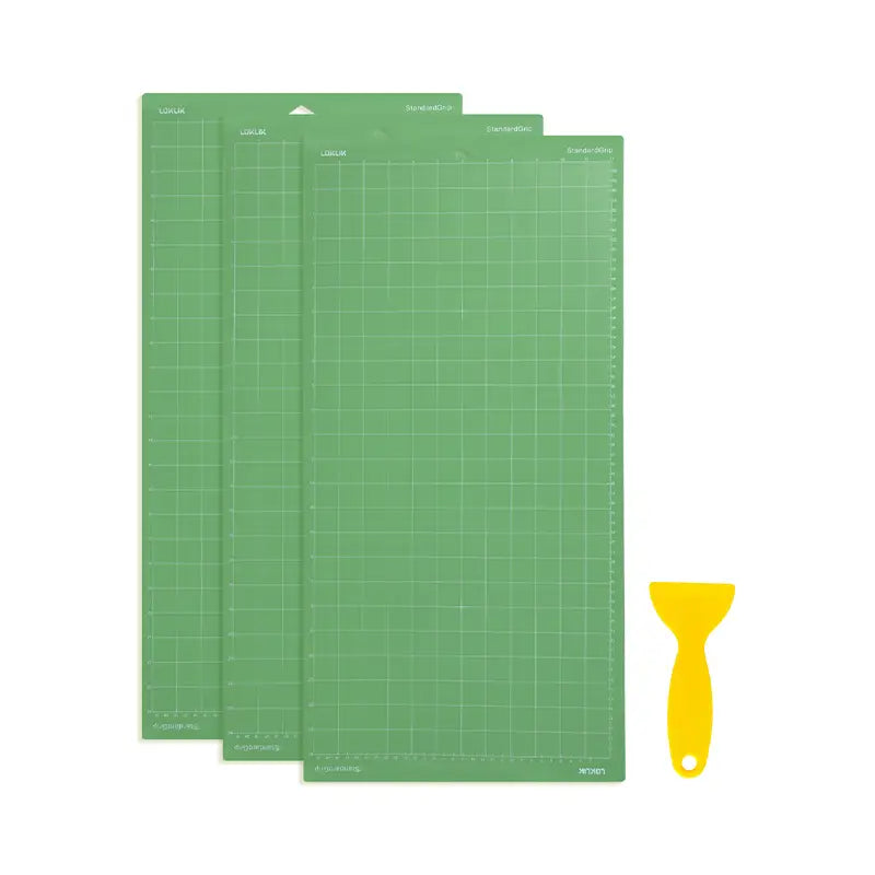 LOKLiK vágóalátét, 3 darabos csomag – zöld, Standard Grip, 30,5 x 61 cm