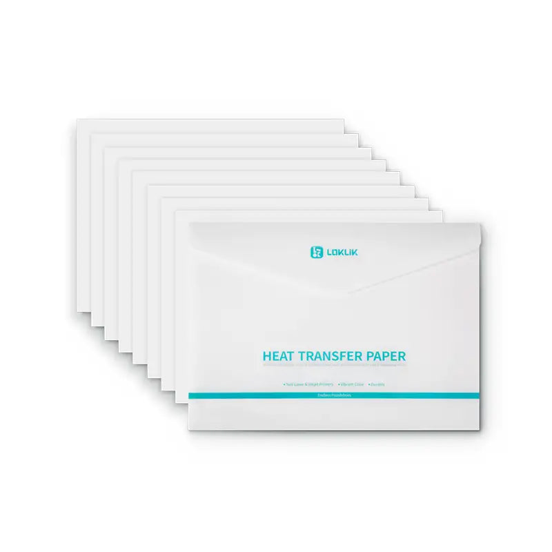 Heat Transfer Paper Sheet 8 Pack - Light