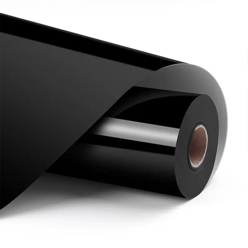 Permanent Adhesive Vinyl Glossy - Black - 30.5 x 180 cm