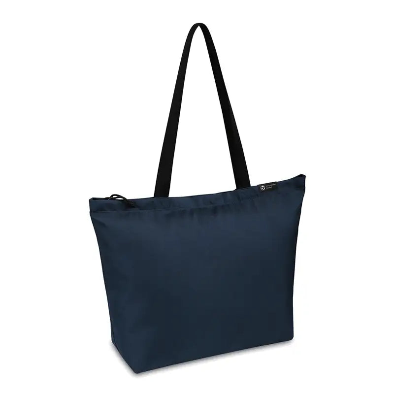 Geantă mare de mână, de culoare bleumarin