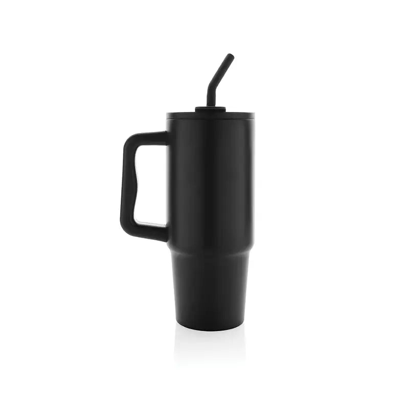Pahar Deluxe din oțel inoxidabil, 900 ml – Negru
